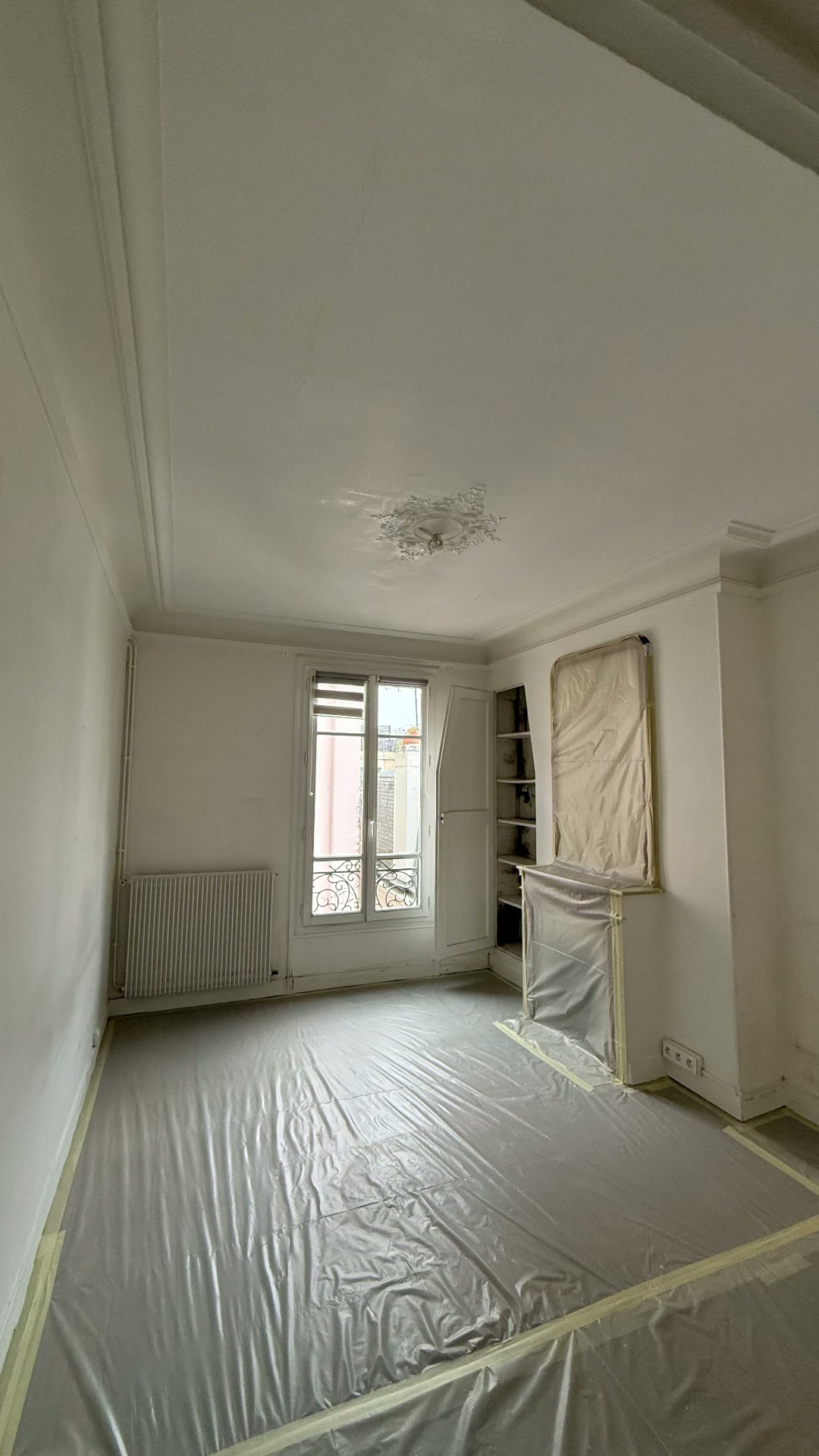 Levallois-Perret — chambre pendant les travaux